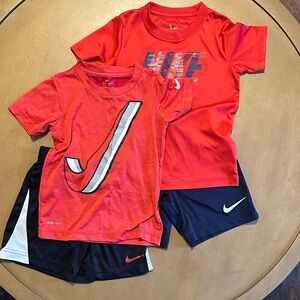 Nike Kids Sets - Red and Navy - Red and Black